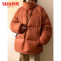 YAYA 鸭鸭羽绒服 鸭鸭轻薄羽绒服2023年冬季新款情侣加厚保暖外套面包服冬装外套潮