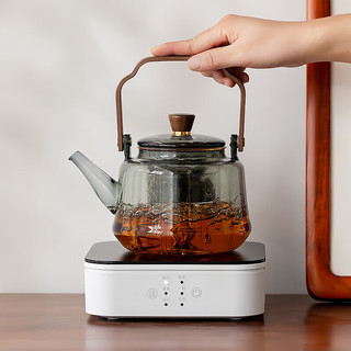 龙寅电陶炉茶具套装玻璃煮茶器耐高温煮茶壶家用大容量普洱过滤提梁壶