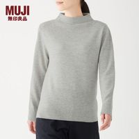 百亿补贴：MUJI 無印良品 女式牦牛绒混羊毛圆领毛衣长袖针织衫