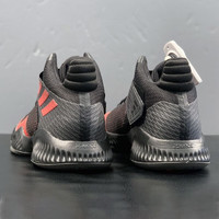 adidas 阿迪达斯 男鞋冬季新款实战缓震训练篮球鞋运动鞋休闲鞋BB7301 BB7301黑红 40