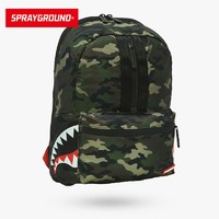 SPRAYGROUND 迷彩鲨鱼嘴男双肩背包书包大容量潮流街头