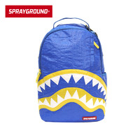 SPRAYGROUND 秋款鲨鱼嘴双肩背包时尚潮流个性男女书包潮牌ins风 中蓝