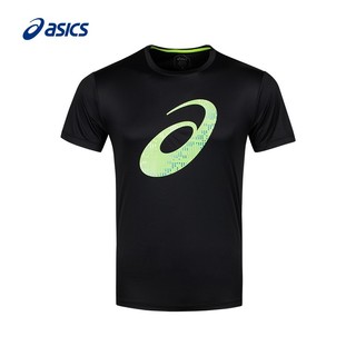 ASICS 亚瑟士 男士运动舒适T恤跑步短袖 2011C442-001 黑色 L