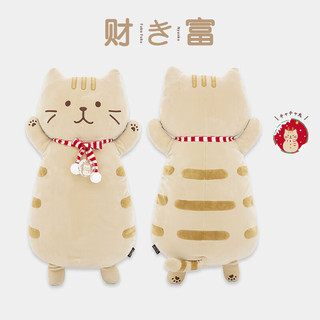 LIV HEART日本&HAPiNS猫咪抱枕女生毛绒玩具玩偶公仔新年 FFN抱枕【圣诞】 鲷鱼猫 75厘米