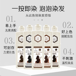 润丝丹 泡泡染发剂膏植物精华200ml