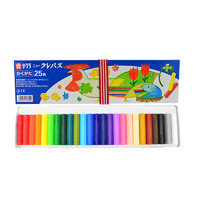 SAKURA 樱花 日本樱花(SAKURA)油画棒蜡笔美术儿童绘画 25色套装方形笔杆 带色卡松紧带 NEP-25