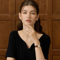 Rosemont瑞士玫瑰手表石英表复古腕表品牌皮带女表小方表