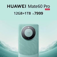 HUAWEI 华为 Mate 60 Pro 手机12+1TB