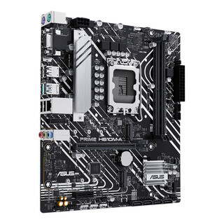 ASUS 华硕 PRIME H610M-E 主板 支持DDR5  CPU G6900/12400F/12100F/13100F（Intel H610/LGA 1700）