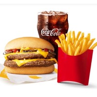 麦当劳 【特价】双层吉士汉堡+薯条中+可乐中 在线点单