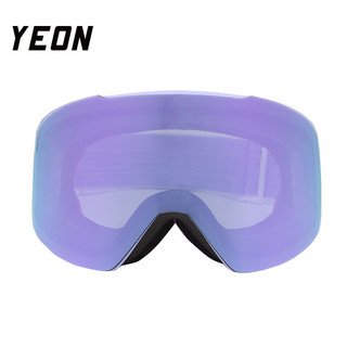 YEON大柱面无框滑雪镜男女双层护目镜 可卡近视镜HARV（2SN-N8101）