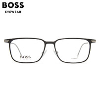 HUGO BOSS 吴尊同款BOSS近视眼镜框钛合金1253+万新1.67防蓝光镜片