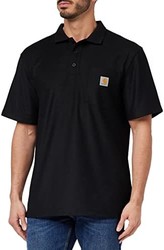 carhartt 男士宽松版型短袖口袋Polo衫