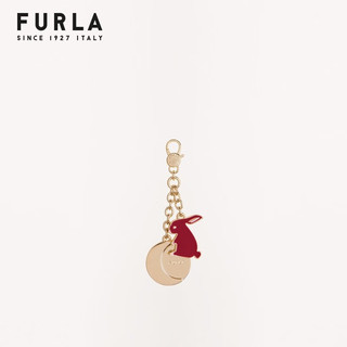 芙拉（FURLA）FURLA芙拉HASHTAG兔子造型女士时尚金属吊坠 烈焰红