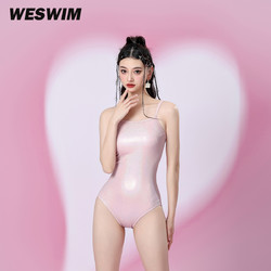 Weswim/薇斯慕 WESWIM游泳衣女连体运动游泳馆小胸露背高级感竞速小众显身材性感