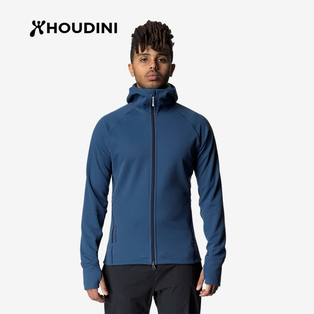 HOUDINI胡丁尼 Mono Air Houdi 莫诺 男款户外保暖连帽抓绒外套