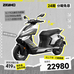 ZEEHO 极核全能超控玩家高性能电摩电动摩托车AE8S+MY24 星舰银