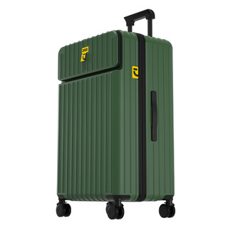 IDQD 大容量行李箱女拉杆箱26寸功能登机箱子前开口旅行箱男24
