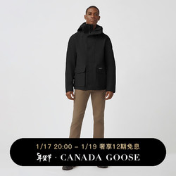 CANADA GOOSE 加拿大鹅 12期免息：加拿大鹅（Canada Goose）Lockeport 男士风衣夹克轻薄户外夹克外套 2429M 61 黑色 S