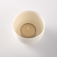 MUJI 無印良品 无印良品 MUJI 瓷器蜡烛台 小摆件台座家用香薰蜡烛托台高艺术