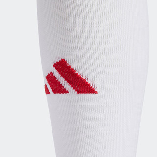 adidas阿迪达斯男大童儿童舒适足球运动袜子IW1694 白/黑色/红 KXXL