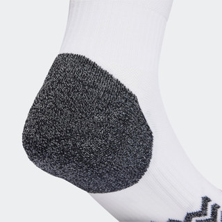adidas阿迪达斯男大童儿童舒适足球运动袜子IW1694 白/黑色/红 KXXL
