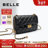 BeLLE 百丽 包包 碎银几两小方包 中号羊皮小香风斜挎包X6916BX4