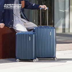 AMERICAN TOURISTER 美旅 登机20寸行李箱女密码箱大容量扩容拉杆箱男万向轮旅行箱79B