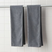 MUJI 無印良品 棉绒 2条装 长毛巾商务吸水清洁 JJAE4A3S