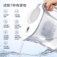 PHILIPS 飞利浦 净水壶净水器自来水滤芯过滤水器家用滤水壶4.2L