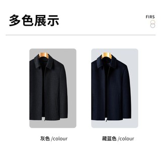 【天花板鹅绒服 羊绒蚕丝料】二合一羽绒服男鹅绒内胆可拆卸大衣