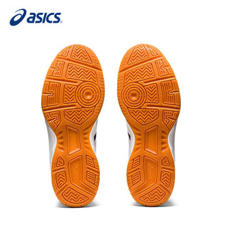 亚瑟士（ASICS）羽毛球鞋运动鞋男女防滑透气运动比赛鞋UPCOURT 5 GSF综合训练鞋 1073A030-100/白黑/RIVRE CF 43.5