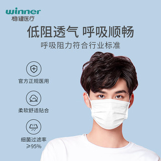 winner 稳健医疗 医用外科口罩150只