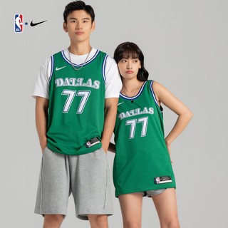 NIKE 耐克 独行侠队东契奇CE SW男子球衣运动训练篮球服耐克运动服CN1021 绿色 S