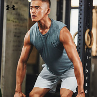 安德玛（UNDERARMOUR）Velocity Muscle男子干爽柔软训练运动背心1327972 灰色012 L