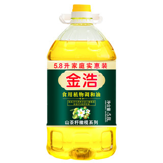 金浩 JINHAO） 食用油 添加20%橄榄调和食用油5.8L