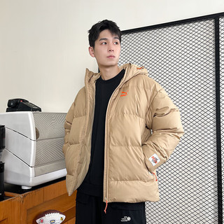 彪马（PUMA）棉羽男装 冬季运动服保暖防风户外跑步训练羽绒服外套 624529-84/驼色/秋冬 L(180/100A)