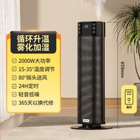 PHILIPS 飞利浦 取暖神器家用暖风机遥控速热办公室电暖气加湿客厅卧室烤火炉