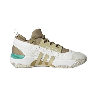 adidas 阿迪达斯 米切尔 5 中性篮球鞋 IH7517 白/金 43