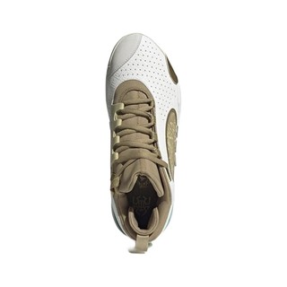 adidas 阿迪达斯 米切尔 5 中性篮球鞋 IH7517 白/金 43