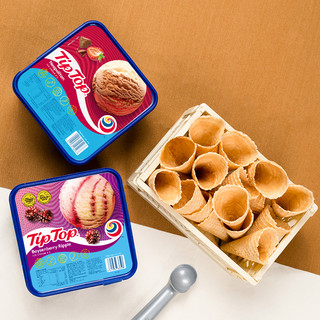 TipTop冰淇淋脆皮华夫蛋筒蛋卷家庭甜筒雪糕筒20支装