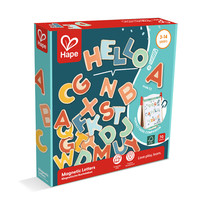 Hape儿童字母磁贴 冰箱画板磁性贴数字拼图早教1-3岁幼儿拼图 E2003 字母磁贴