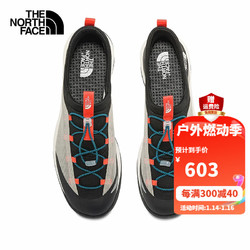 THE NORTH FACE 北面 溯溪鞋男鞋2023春夏新款户外休闲运动鞋轻便抓地防滑两栖鞋 8F1/灰色 40