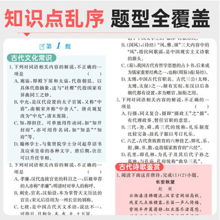 蝶变 高考小题必刷高中语文800基础题专项训练 高考语文选择题狂做狂练专练满分突破复习 小题语文