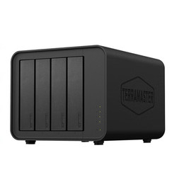 TERRAMASTER 鐵威馬 F4-424 Pro 四盤位NAS（Intel Core i3、32GB）黑色