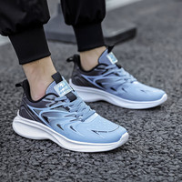 WARRIOR 回力 男鞋跑步鞋轻便软底运动鞋透气休闲鞋 WXY(ZA)-2598 蓝黑 42