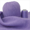帝诺手羊绒线山羊绒毛线团手工织diy羊毛线中细毛线山羊绒线毛衣 60浅紫色