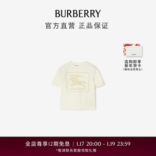 博柏利（BURBERRY）婴儿 马术骑士徽标棉质 T 恤衫80828661 2Y