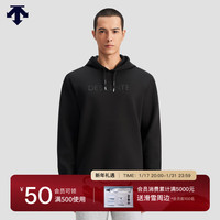 DESCENTE迪桑特 ESSENTIAL系列男士连帽卫衣冬季 BK-BLACK L (175/96A)