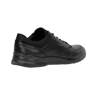 ECCO【JD物流】爱步 Irving 运动鞋男系带休闲鞋 简约舒适真皮健步鞋 51052-黑色 39
